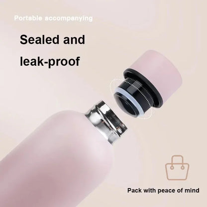 350-750ML Stainless Steel Thermos Cup Portable Small Mouth Water Cup Travel Outdoor Sports Water Bottle Vacuum Flask Gym Kettle - AMULET RING STORE