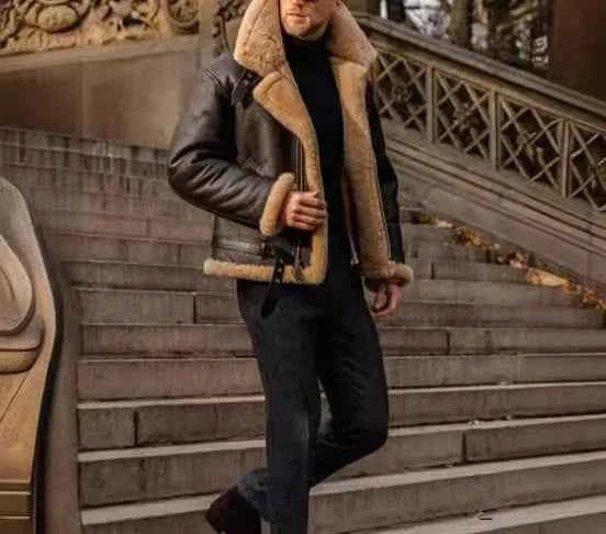 Winter Leather Jackets for Men Fashion Plush Lining Warm Comfortable High Quality Leather Coats Men's Luxury Motorcycle Jackets