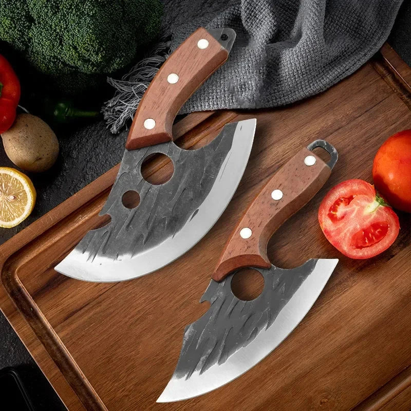 2024new Outdoor Pick Bones Dedicated Knife Hand-Forged Meat Cutting Knife Slaughter Professional Meat Selling Knife - AMULET RING STORE