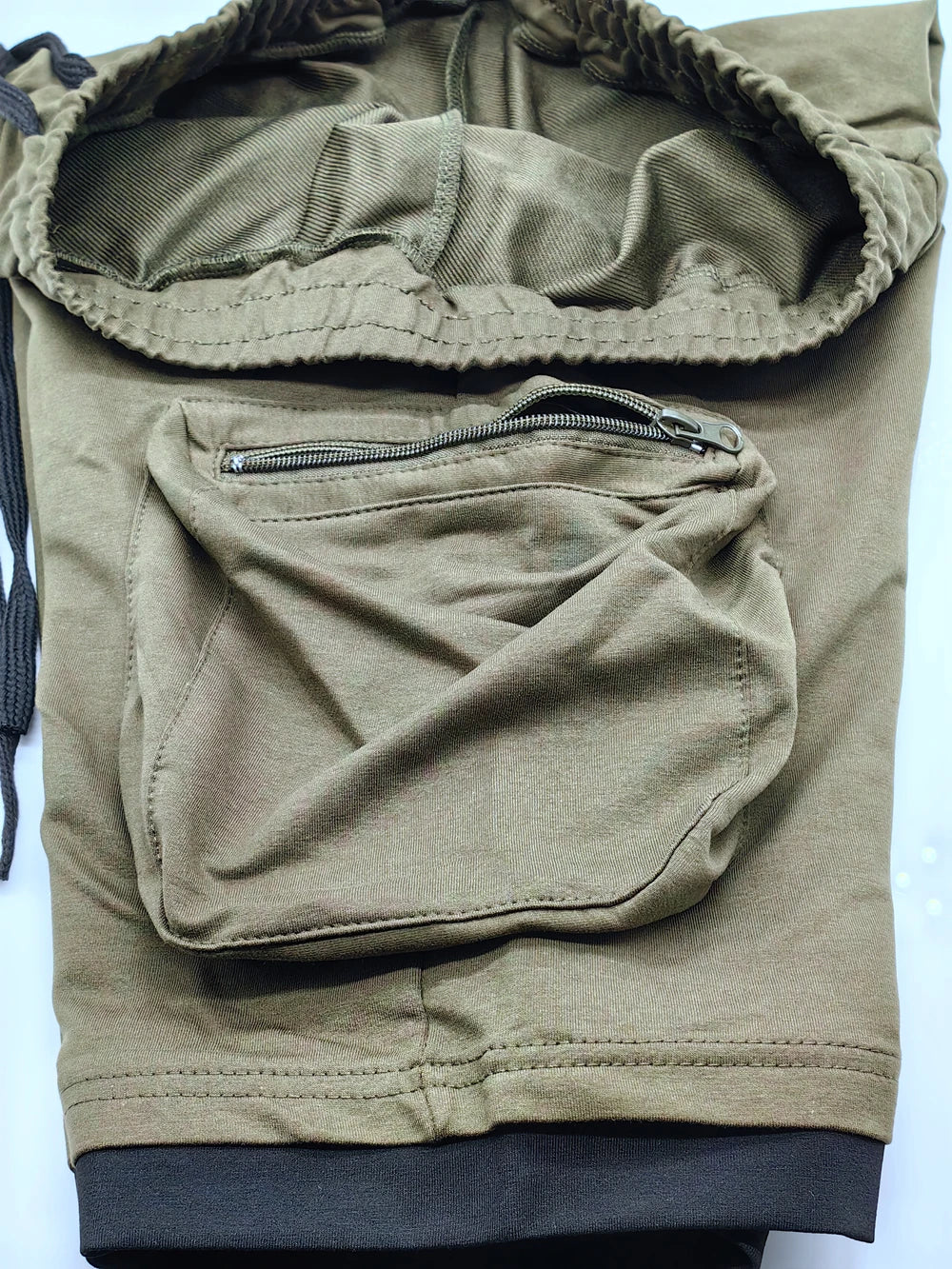 Mens Summer Cargo Shorts Cotton Workout Fitness Shorts Breathable Jogger Training Gyms Bodybuilding Multi Pocket Yellow Shorts