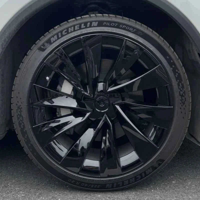 4PCS Wheel Cover for Tesla Model Y Juniper 19 Inch 2025 Car Replacement Wheel Cover Automobile Hub Cap Full Rim Car Accessories