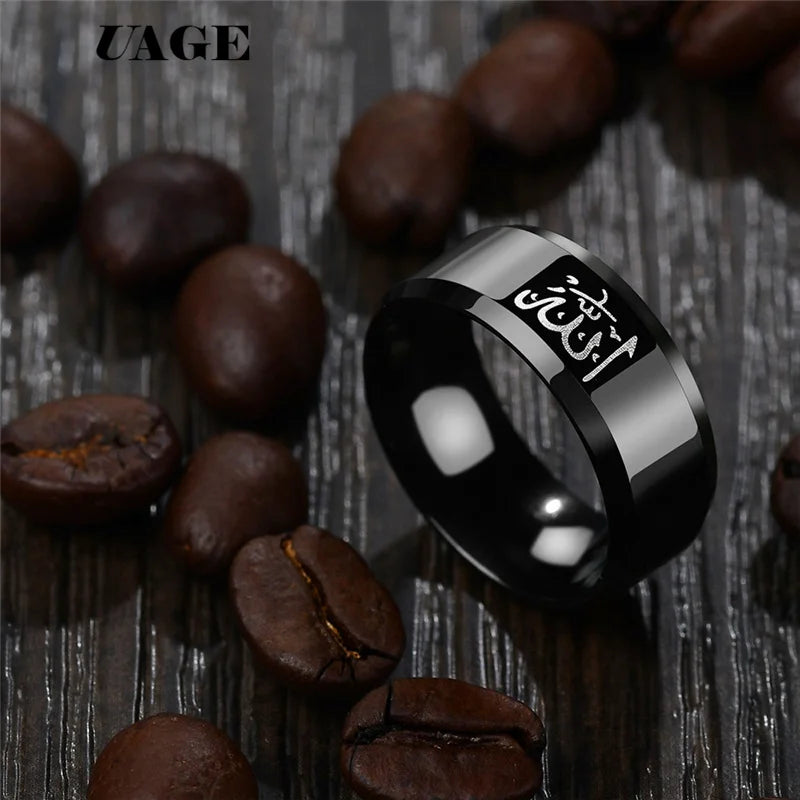 UAGE Arabic Islamic Muslim Religious Male Ring AMULET RING STORE