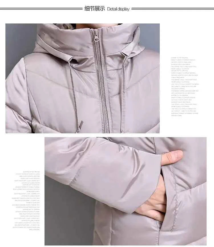 Very Warm Cold Trench Coat for Women Ultra Light Women's Jackets Winter 2025 Long Down Jacket Lightweight Padded Trend Parkas