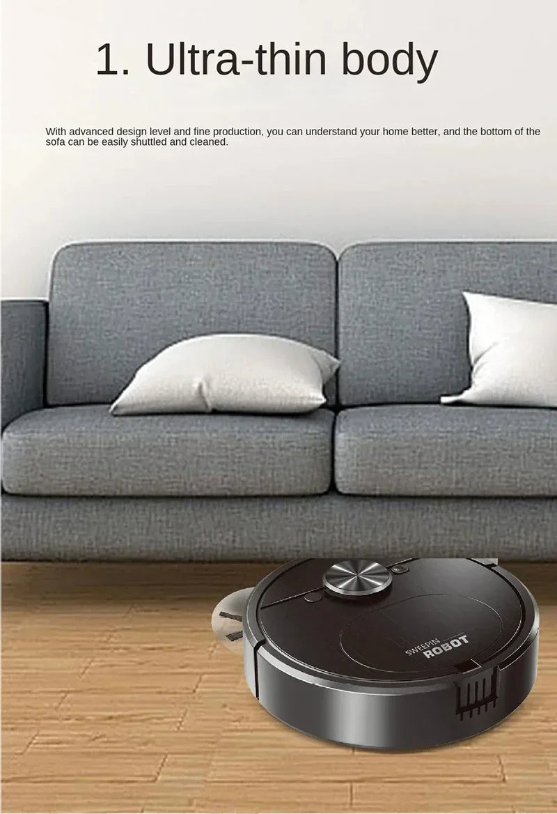 Xiaomi Smart Sweeping Robot Vacuum Cleaner 3-in-1 Charging Strong Power Sweeping Machine Wiping Floor Remove Dust Hair Pet Hair - AMULET RING STORE