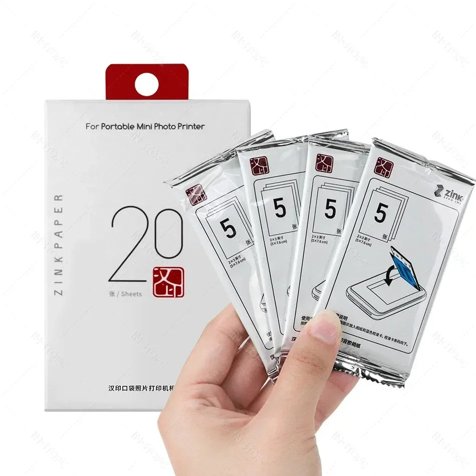 New! MT53 Color Photo Wifi Printer Portable Mobile Phone Mini Bluetooth Handheld Pocket Printing Machine 2x3 inch Sticky-Backed