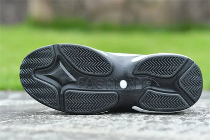 2025 new spring trend sports men's shoes Lace-up thick sole casual breathable fashion shoes Large size Wear skid resistance - AMULET RING STORE