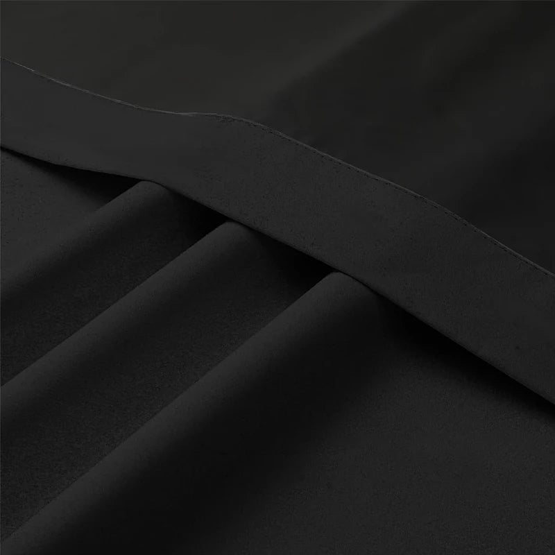 High Shade Waterproof Heat Insulation Indoor Outdoor Curtains Door Curtains Decoration Home Garden - AMULET RING STORE