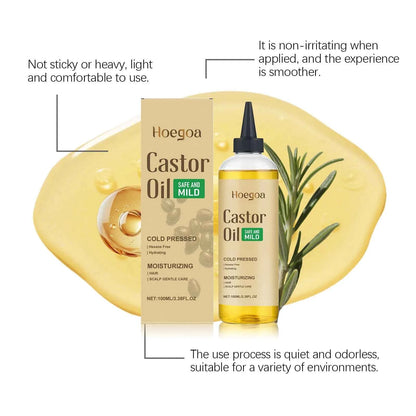 Hair Booster Castor Oil Hair Essence Treatment Improve Androgenetic Alopecia Scalp Treatment Serum Strengthen Hair Roots