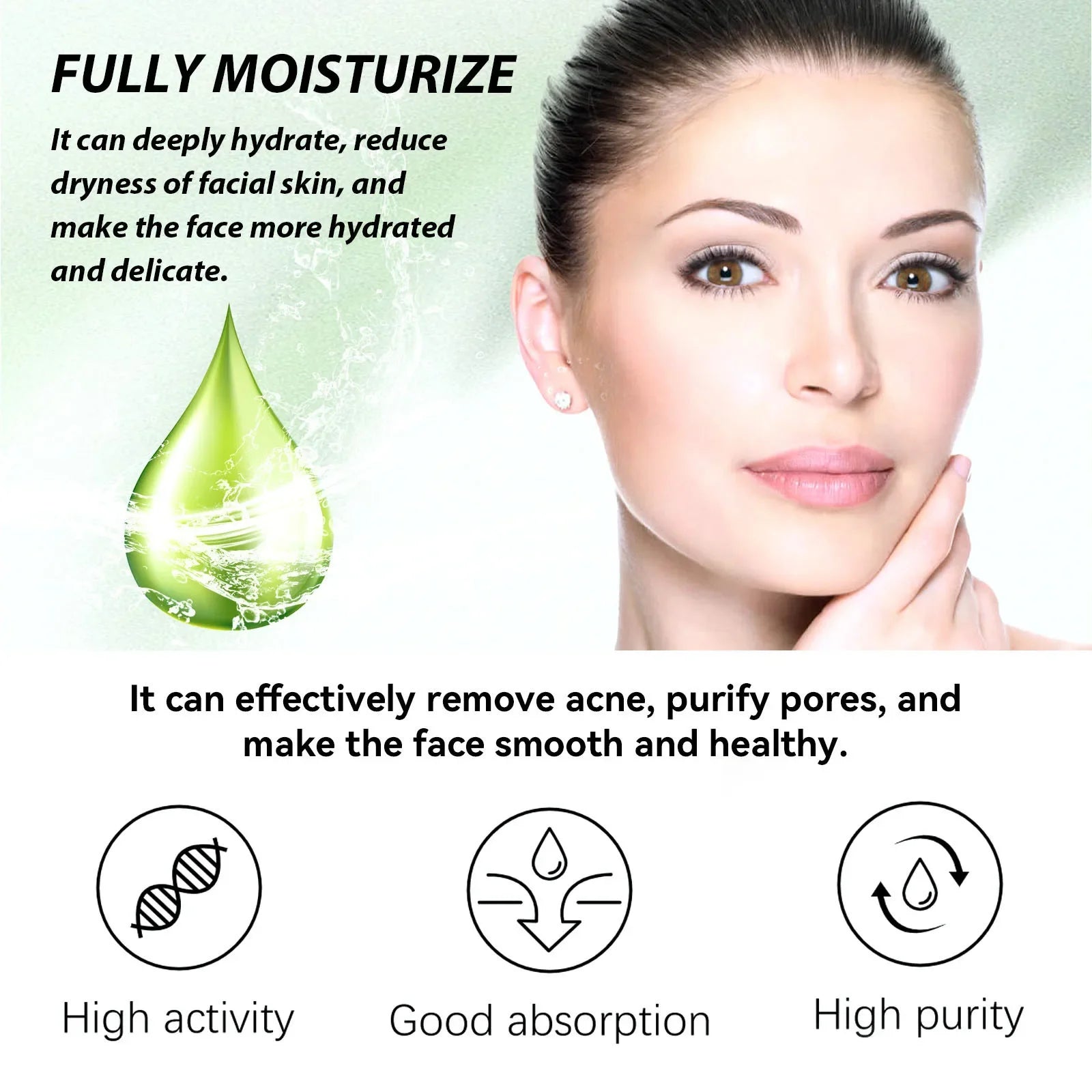 Acne Face Cream Pimple Treatment Oil Control Repair Redness Remove Blackhead Smooth Hydrating Moisturizing Pore Shrinking Serum - AMULET RING STORE