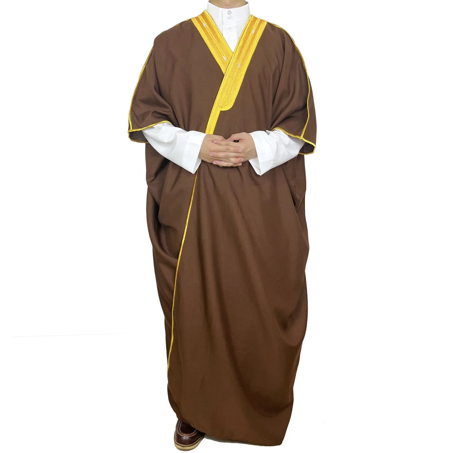 Wholesale Oem Eid Morrocon Drosh African Fabric Thobe Al Noorarab Turkey Clothing Kaftan Abaya Muslim Men Bisht