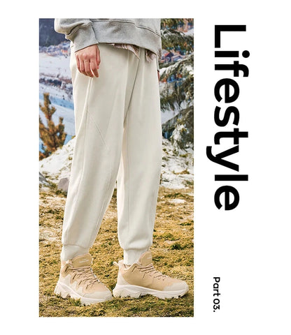 Xtep Trousers For Men And Women 2024 Winter Knitting Loose Exercise Sweatpants Casual Trendy Warm Soft Bottoms 876427630125