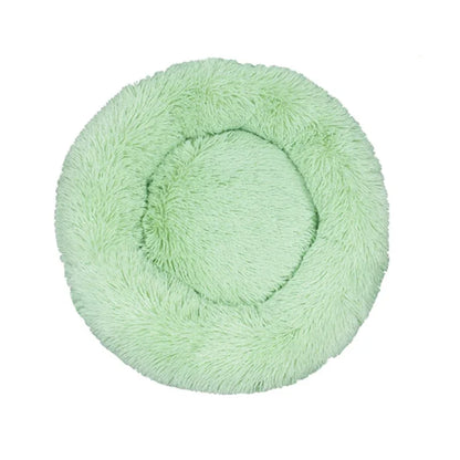 Round Cat Beds House Soft Long Plush Best Pet Dog Bed For Dogs Basket Pet Products Cushion Cat Bed Cat Mat Animals Sleeping Sofa - AMULET RING STORE