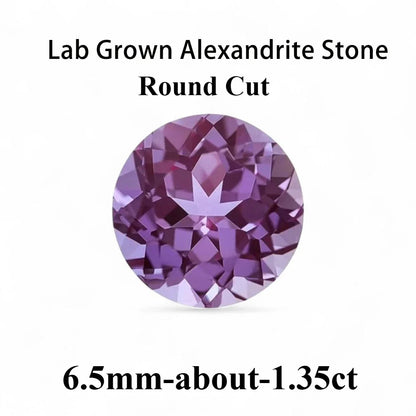 Emerald Cut Lab Grown Alexandrite AGL Certificate Loose Gemstone For Earrings Ring Jewelry Diy Making