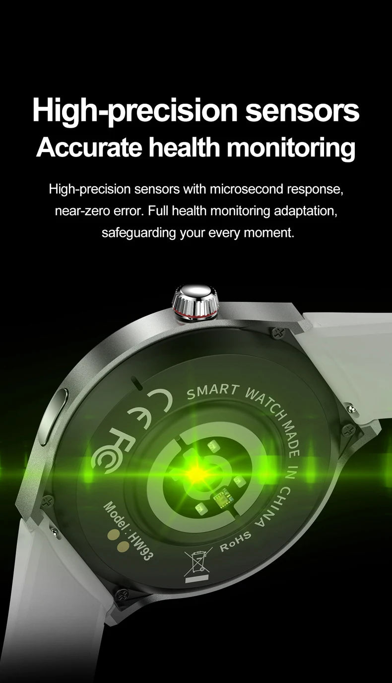 2025 New For HUAWEI GT Series Smart Watch Men AMOLED Screen Heart Rate Health Monitoring Bluetooth Call Business Smartwatch Man