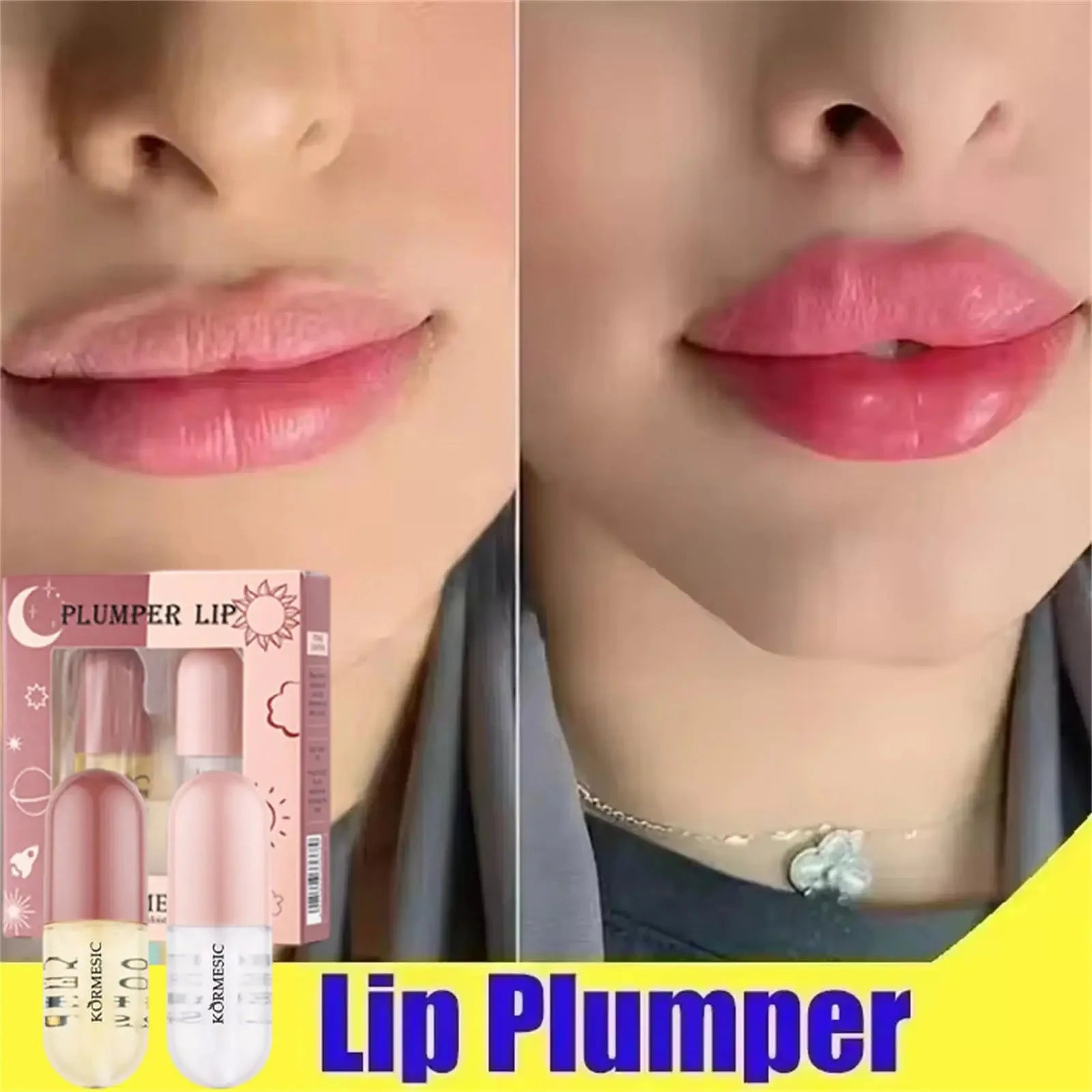 Instant Lip Plumping Essential Oil Nourishing Antiwrinkle Moisturising Sexy Lip Care Ultimate Plumping Lip Gloss Serum Cosmetics - AMULET RING STORE