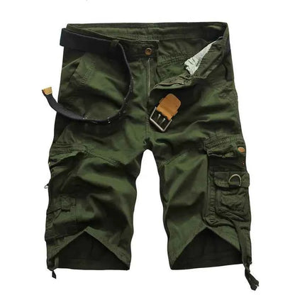Summer Men's Cargo Shorts Multi Pocket Shorts High Quality Steetwear Cotton Camouflage Shorts Men Clothing Workwear shorts AF19