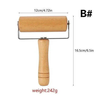 Wooden Rolling Pin - Kitchen Baking Tool - AMULET RING STORE