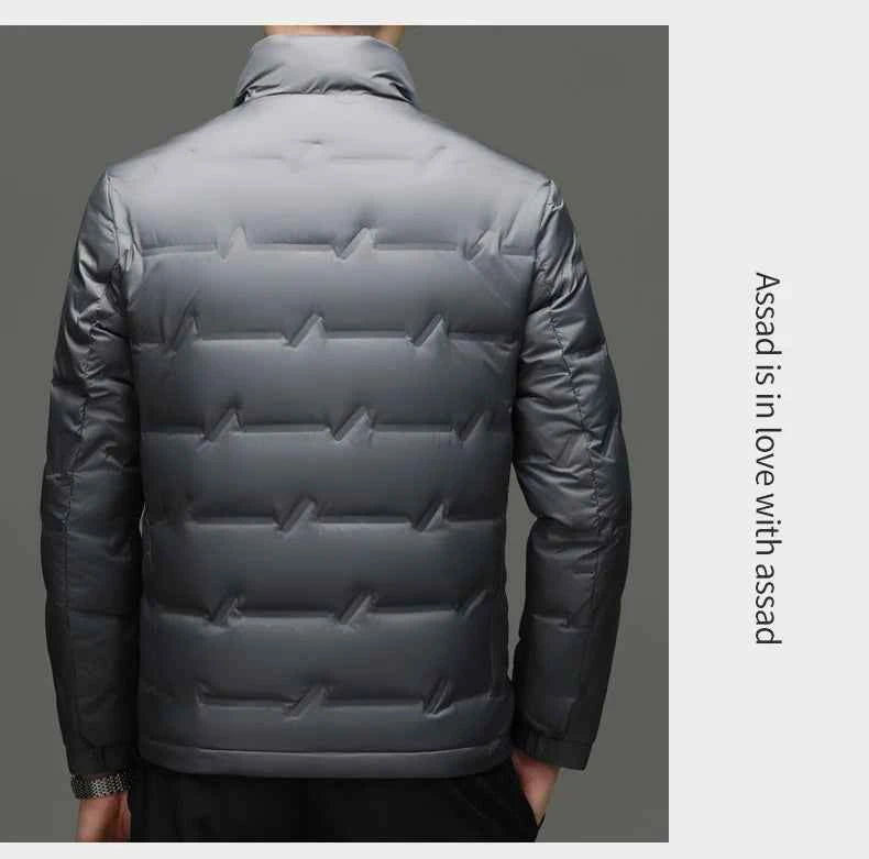 Winter Down Jacket 2026 Light Luxury Brand Men's Coat 90% White Duck Down Lining Outdoor Leisure Sports Men's Jacket