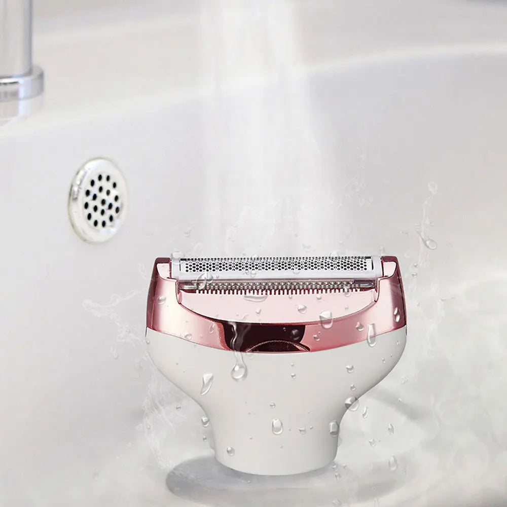 5 In 1 Electric Shaver for Women Painless Eyebrow Razor Bikini Trimmer Cordless Womens Body Shaver Facial Hair Remover Depilador - AMULET RING STORE