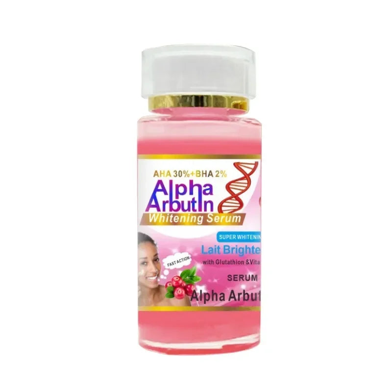Alpha Arbutin Serum AHA 30%+ BHA 2% Keeps Face Smooth Brightening Moisturizing Improving Dullness Dark Skin Beauty Care Cream - AMULET RING STORE