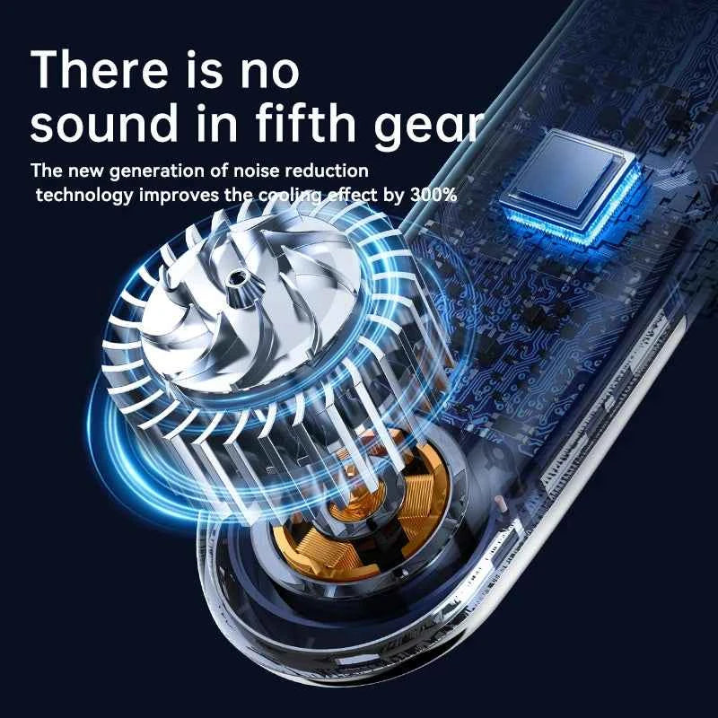 Portable Neck Fan 10000mAh Mini Bladeless Silent Neckband Fan USB Rechargeable 3 Speeds Mute Wireless Electric Neck Cooler Fans