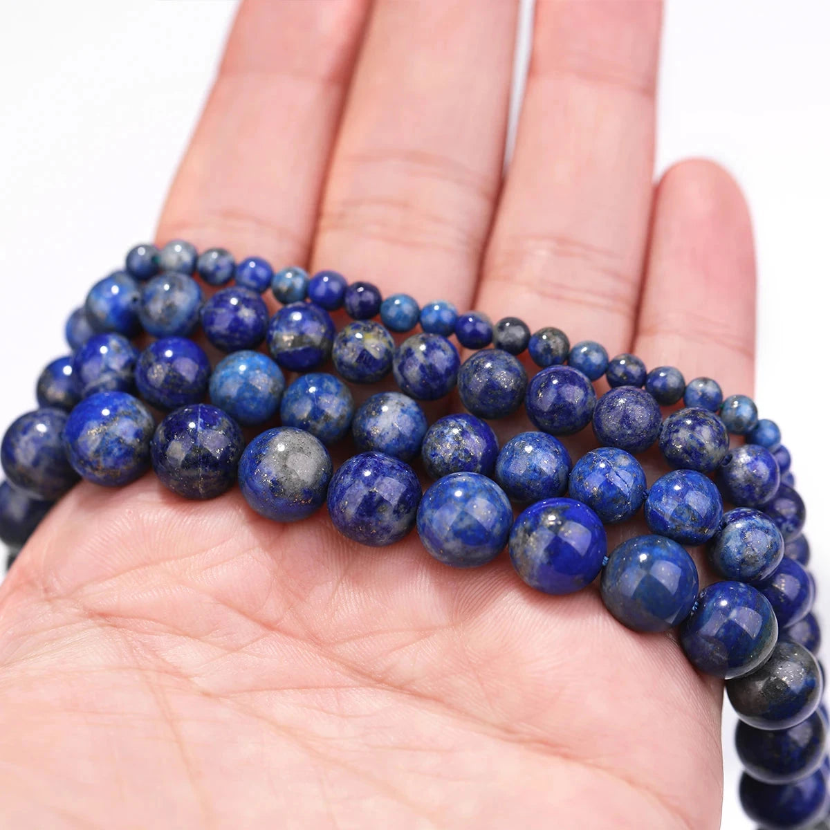 AAA Natural Stone Beads Lapis Lazuli Citrine Green Aventurine Amethyst Jasper Beads For Jewelry Making DIY Bracelet Accessories - AMULET RING STORE