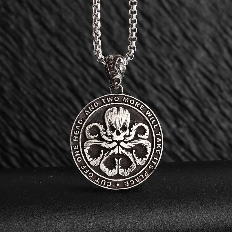 Retro Fashion Seven Angels Magic Circle Solomon's Seal Necklace Pendant