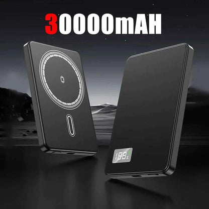 VIVO 50000mAh Portable Magnetic Wireless Power Bank PD22.5W Fast Charging External Battery for Magsafe For iPhone Samsung Xiaomi