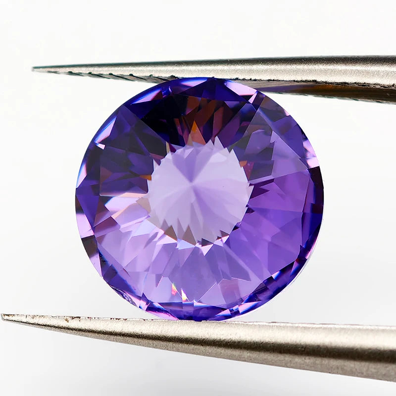 New 5A Quality Round Colored Empire Cut Cubic Zirconia Stones Loose Gemstone for Jewelry Making