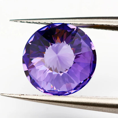 New 5A Quality Round Colored Empire Cut Cubic Zirconia Stones Loose Gemstone for Jewelry Making