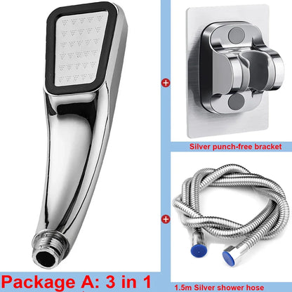 G1/2" Bathtub Shower Faucet Hot and Cold Water Mixing Valve Bathroom Set Countertop Mounted Chrome Plated Valve Bath Shower Set