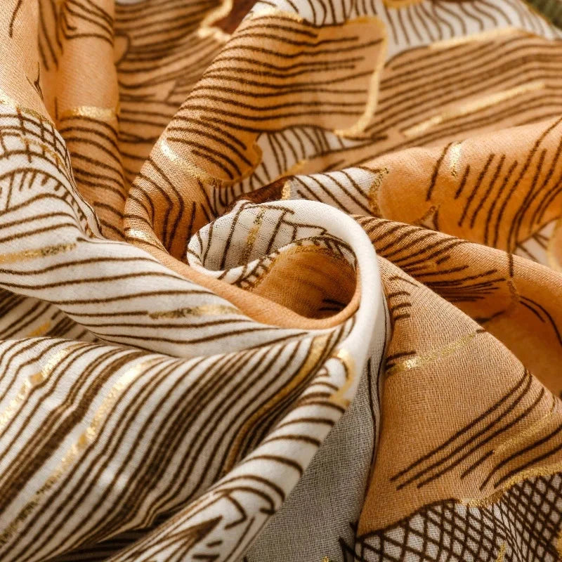 Retro Bohemian Women Viscose Scarf Big Size 88*180cm Cotton Linen Feeling Soft Shawl Tassel Hijab Wrap Summer Soft Beach