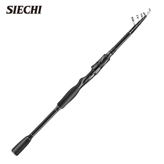 1.8m 2.1m 2.4m 2.7m Telescopic Fishing Rod Travel Spinning Casting Fishing Rod Anti Slip Portable Sea Pole for Angler - AMULET RING STORE