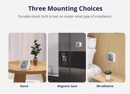 SONOFF SNZB-02D Zigbee LCD Temperature Humidity Sensor Diy Smart Home With TRVZB Works With Alexa Google Home Assistant mqtt - AMULET RING STORE