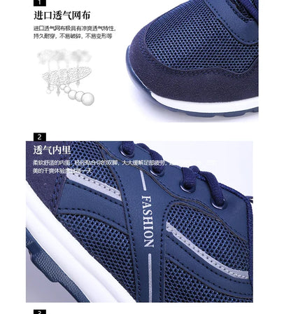 Shoes for Women 2025 Platform Casual Sneakers Designer Brand Luxury Women Walking Shoes Wedges Chunky Hiking Woman Sports Shoes - AMULET RING STORE