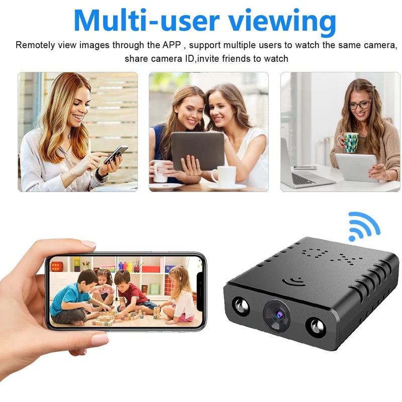 1080P XD Mini Camera WiFi Wireless Monitoring Security Protection Remote Monitor Camcorders Video Surveillance Smart Home - AMULET RING STORE