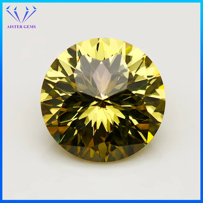 New 5A Quality Round Colored Empire Cut Cubic Zirconia Stones Loose Gemstone for Jewelry Making