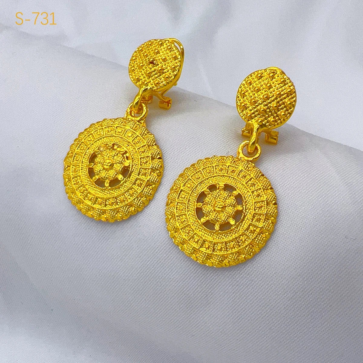 New Big Italian 24k Gold Plated Jewelry Set For Women Indian Dubai Party African Necklace Sets Bridal Gifts Arabic Jewelry Sets