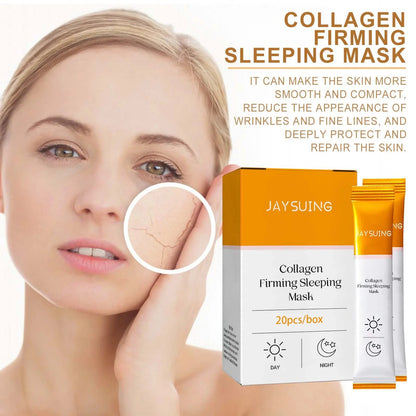 Jaysuing Collagen moisturizing facial mask reduces facial fine lines, tightens skin, moisturizes skin, and sleeps facial mask - AMULET RING STORE