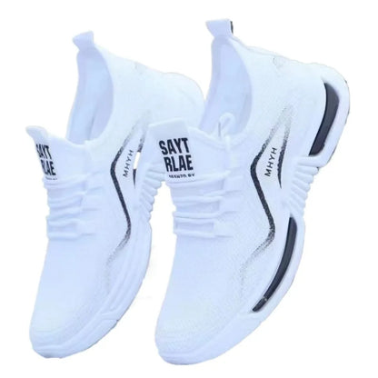 Leisure running shoes new summer Men's trendy breathable sneakers soft sole mesh shoes resistant versatile men sports shoes - AMULET RING STORE