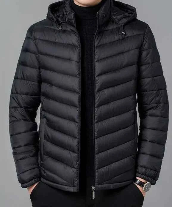 Man Padded Coat Hooded Down Jackets For Men Lightweight Puffer Padding Winter Parkas Young On Sale New In & Modern Outer Casual