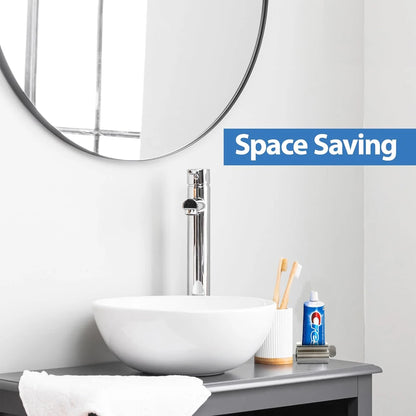 Bathroom Accessories Toothpaste Squeezer Tube Roller Stainless Steel Wringer Roller Rotate Dispenser for Ointments Cosmetics - AMULET RING STORE