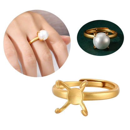 18x21 19x19mm Opening Women Rings Blank Base Heteromorphic Rings Brackets DIY Women Men Rings Setting Jewelry Making Accessory - AMULET RING STORE