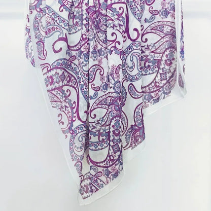 NEW Print Chiffon Hijab Scarf Shawl Fashion Islamic Muslim Scarves Wraps Women Echarpe Breathable Foulard Hijabs - AMULET RING STORE