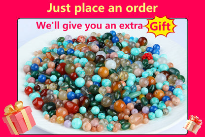 A+++ Natural Silver Grey Moonstone 6-10mm Loose Beads for Jewelry Making Bracelets Stone Beads DIY Accessories - AMULET RING STORE