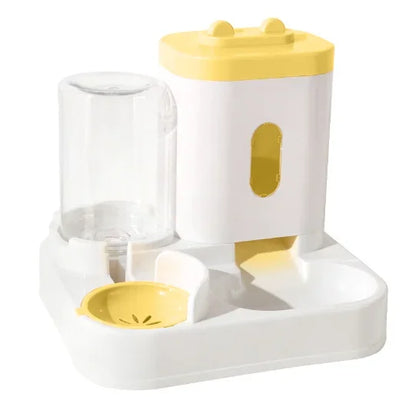 Auto Filter Mute 2-in-1 Pets Water Fountain USB Electric Cat Drinker Bowl Pet Feeder Recirculate Filtring Drinker for Cats Water - AMULET RING STORE