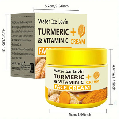 Turmeric Vitamin C Anti-Aging Cream Moisturizing Anti-Wrinkle Collagen Hyaluronic Acid Cream Skin Care Cosmetics 50g - AMULET RING STORE