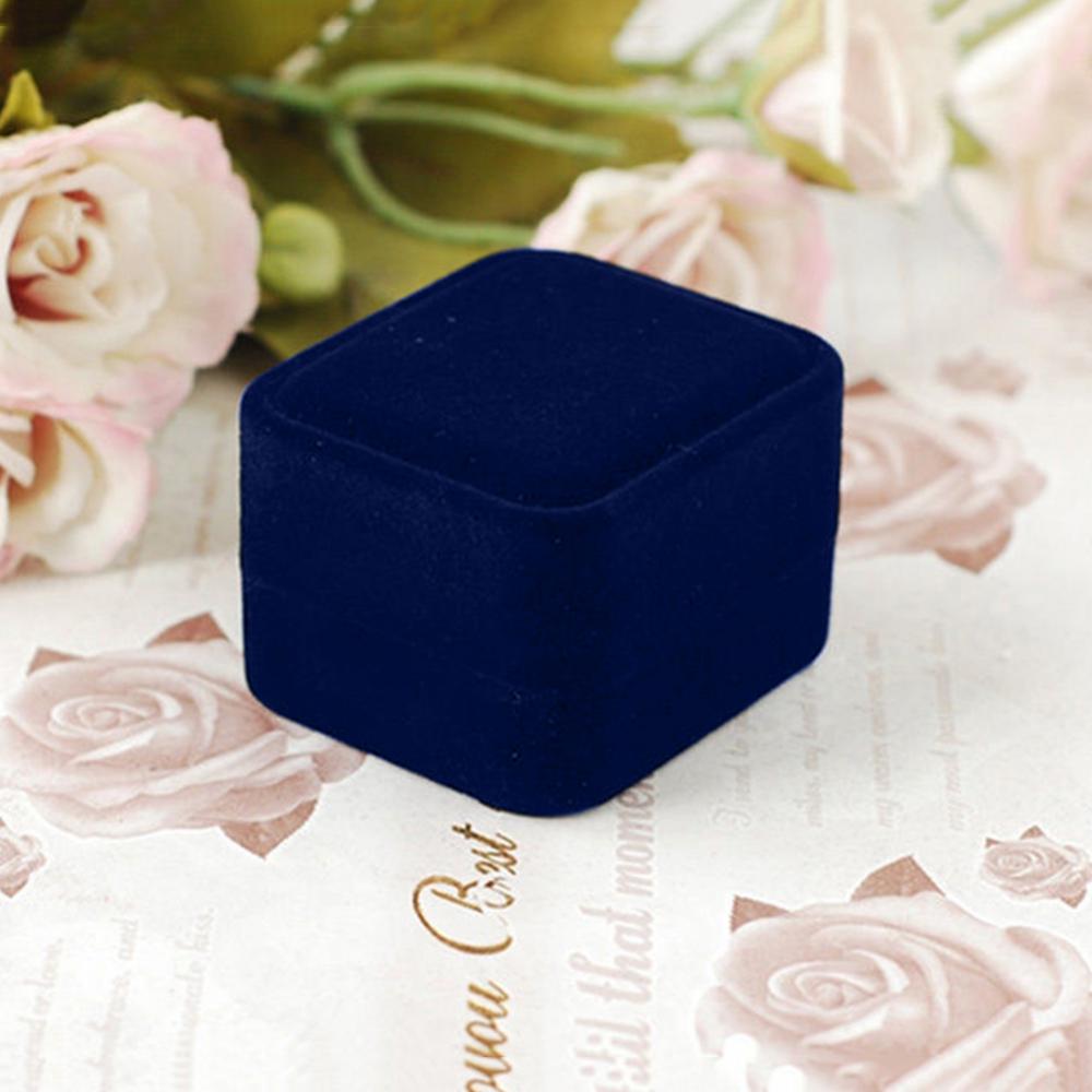 Rings Box Velvet Jewelry Box Display Holder Ring Earrings Necklace Bracelet Soft Organizer Case Wedding Jewelry Packaging Box - AMULET RING STORE