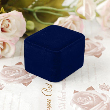 Rings Box Velvet Jewelry Box Display Holder Ring Earrings Necklace Bracelet Soft Organizer Case Wedding Jewelry Packaging Box - AMULET RING STORE