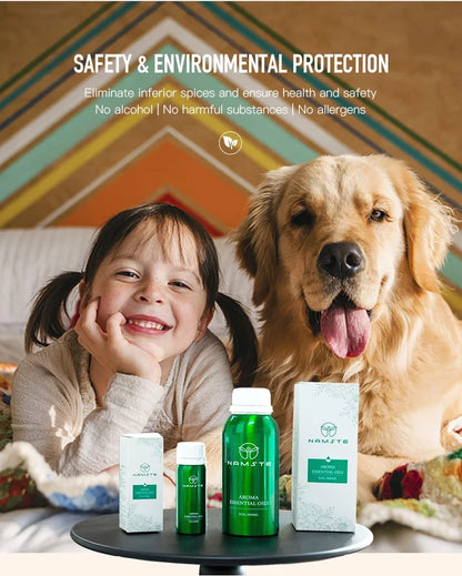 NAMSTE Hotel Perfume Oil 100ML Lavender Pure Essential Oils White Tea Coffee For Diffuser Aroma Oil Room Fragrance Air Freshener - AMULET RING STORE